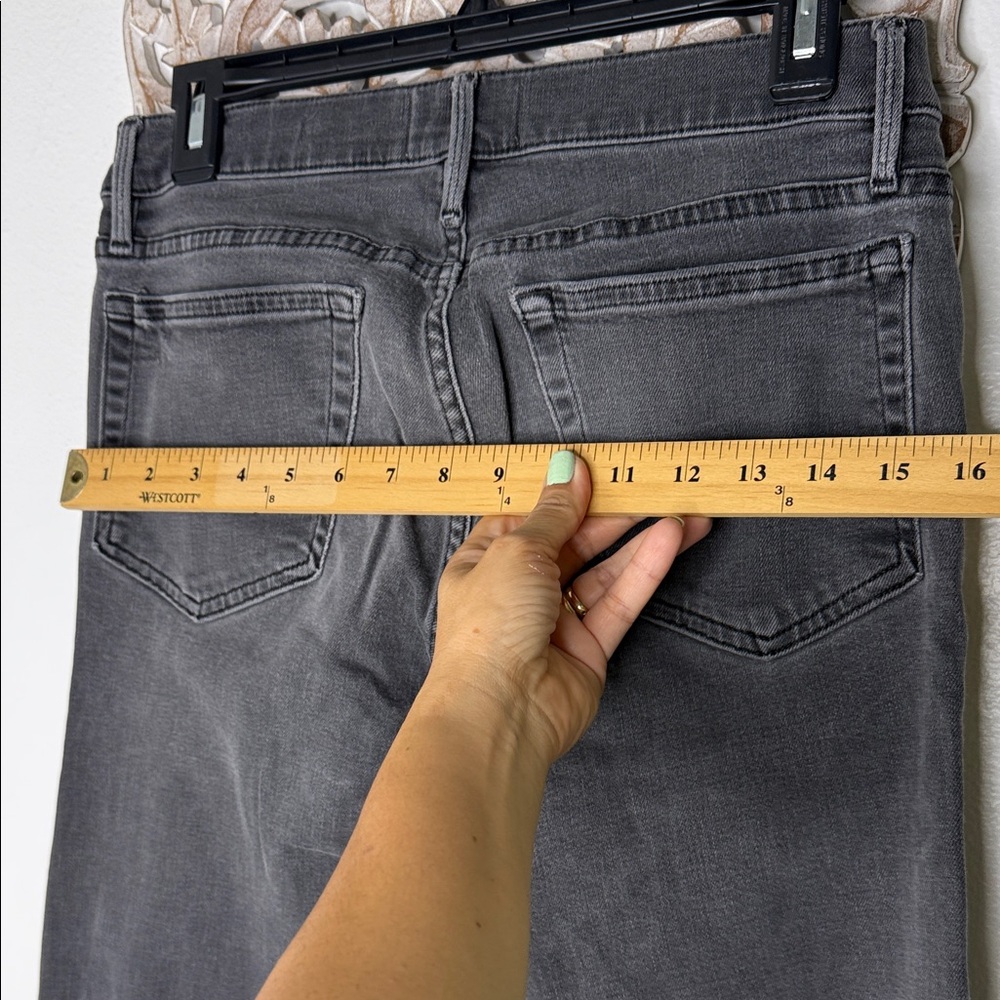 Frame Denim women black Washed Charcoal Skinny Jeans size 29 - Picture 7 of 11